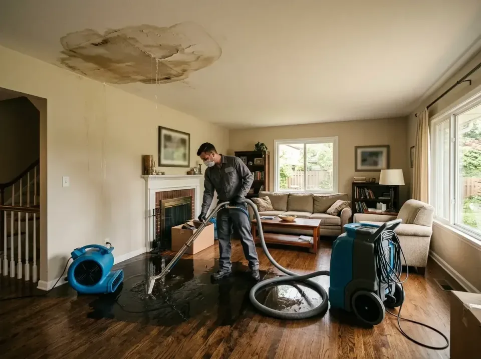 attic-pipe-burst-ceiling-drip-008 — frequently asked questions, Water Damage Restoration & Carpet Care in Corvallis, OR